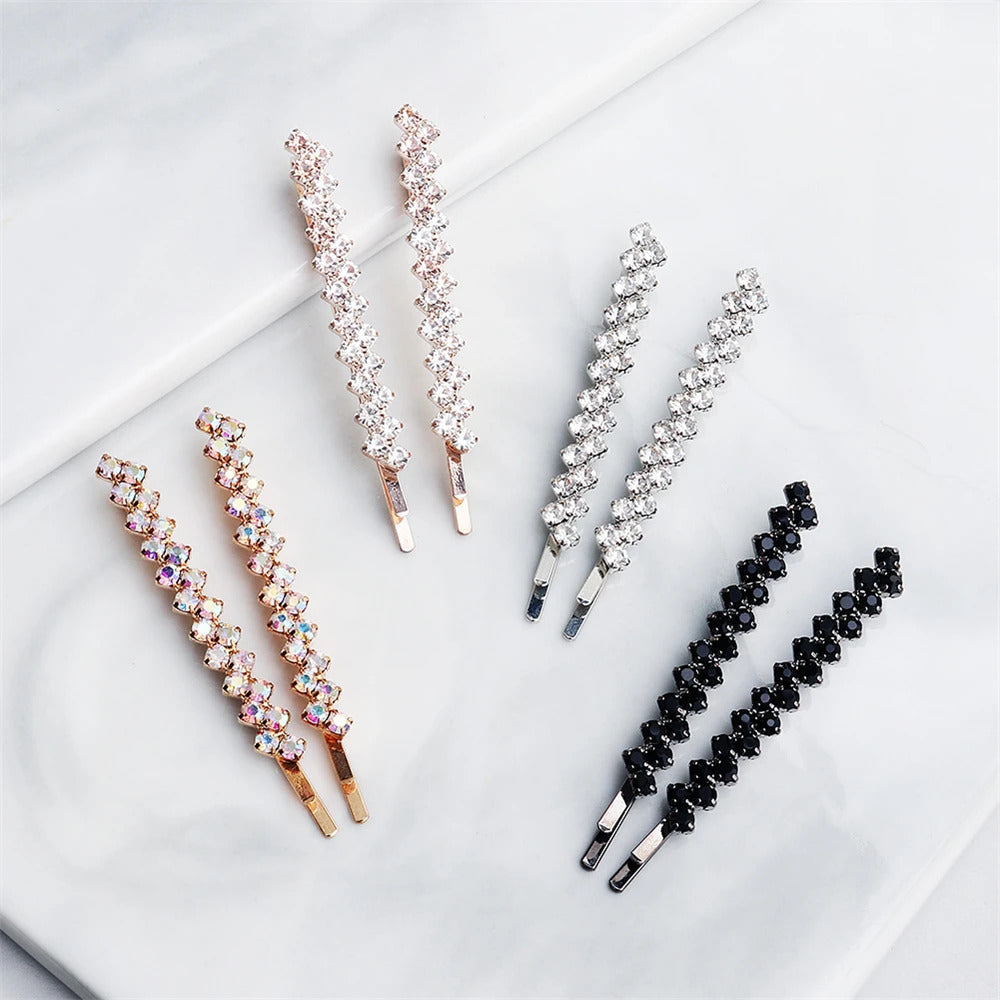 Rhinestone Hair-Pins